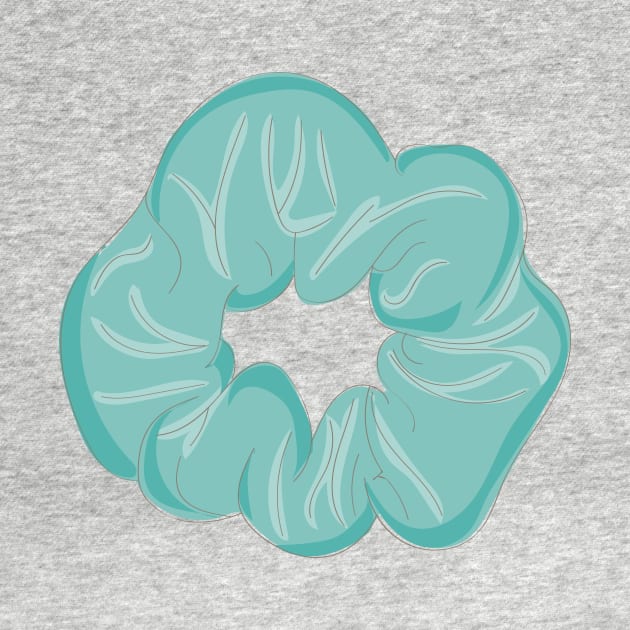 Mint Scrunchie by snowshade